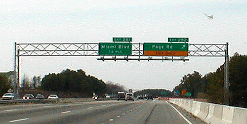 Exit 282 on I-40 headed West